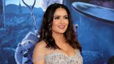 Salma Hayek Taps Into Her Adventurous Side While Jumping on Giant Trampoline