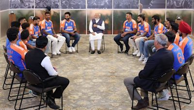 'Excellent meeting with champions': PM Modi reacts after meeting T20 World Cup winning Indian team