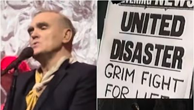 Video: Morrissey performs Munich Air Disaster tribute in Las Vegas