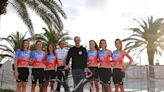 UAE Team ADQ shows off refreshed kit at training camp