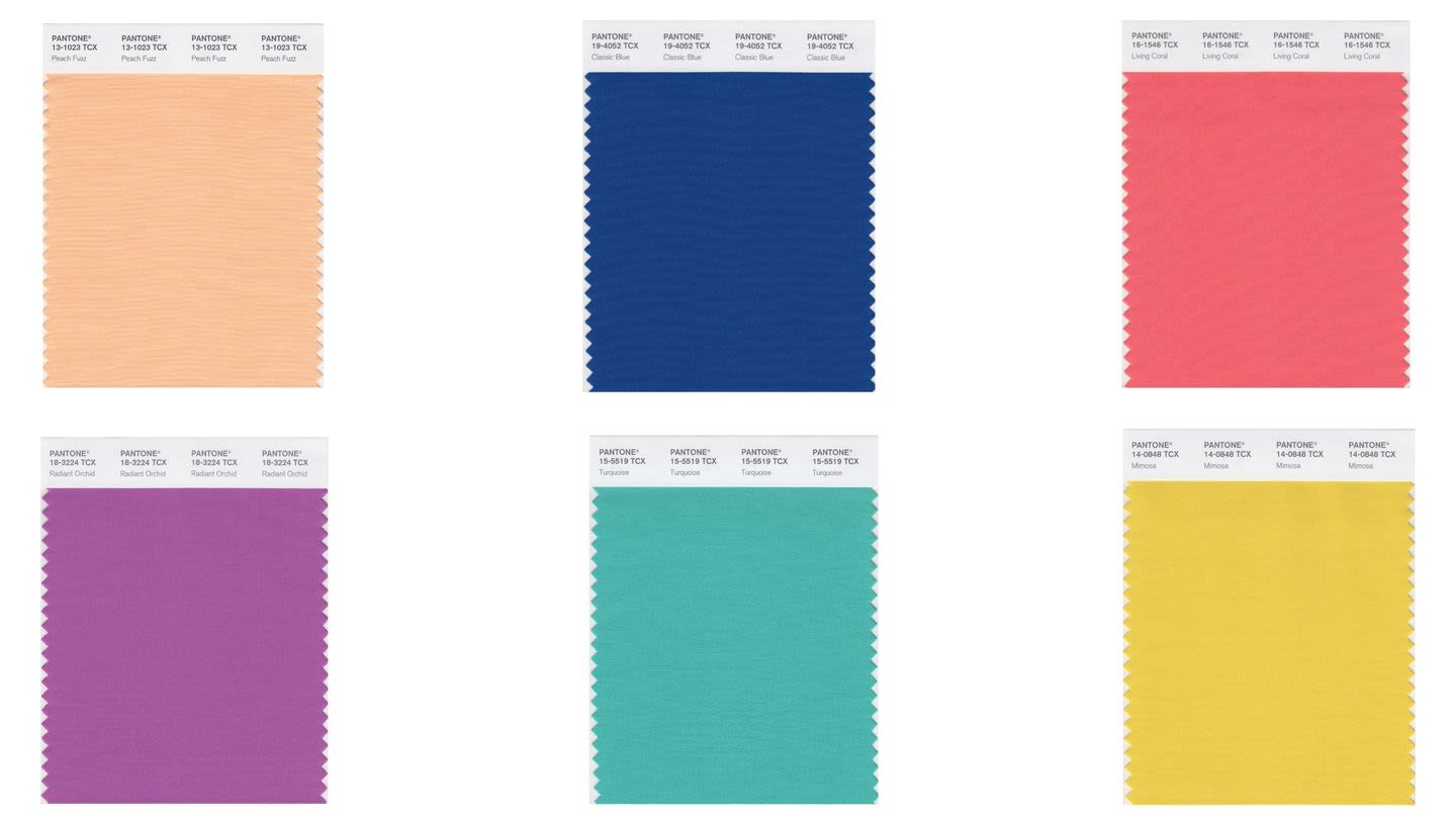 Every Pantone Color of the Year Since 2000