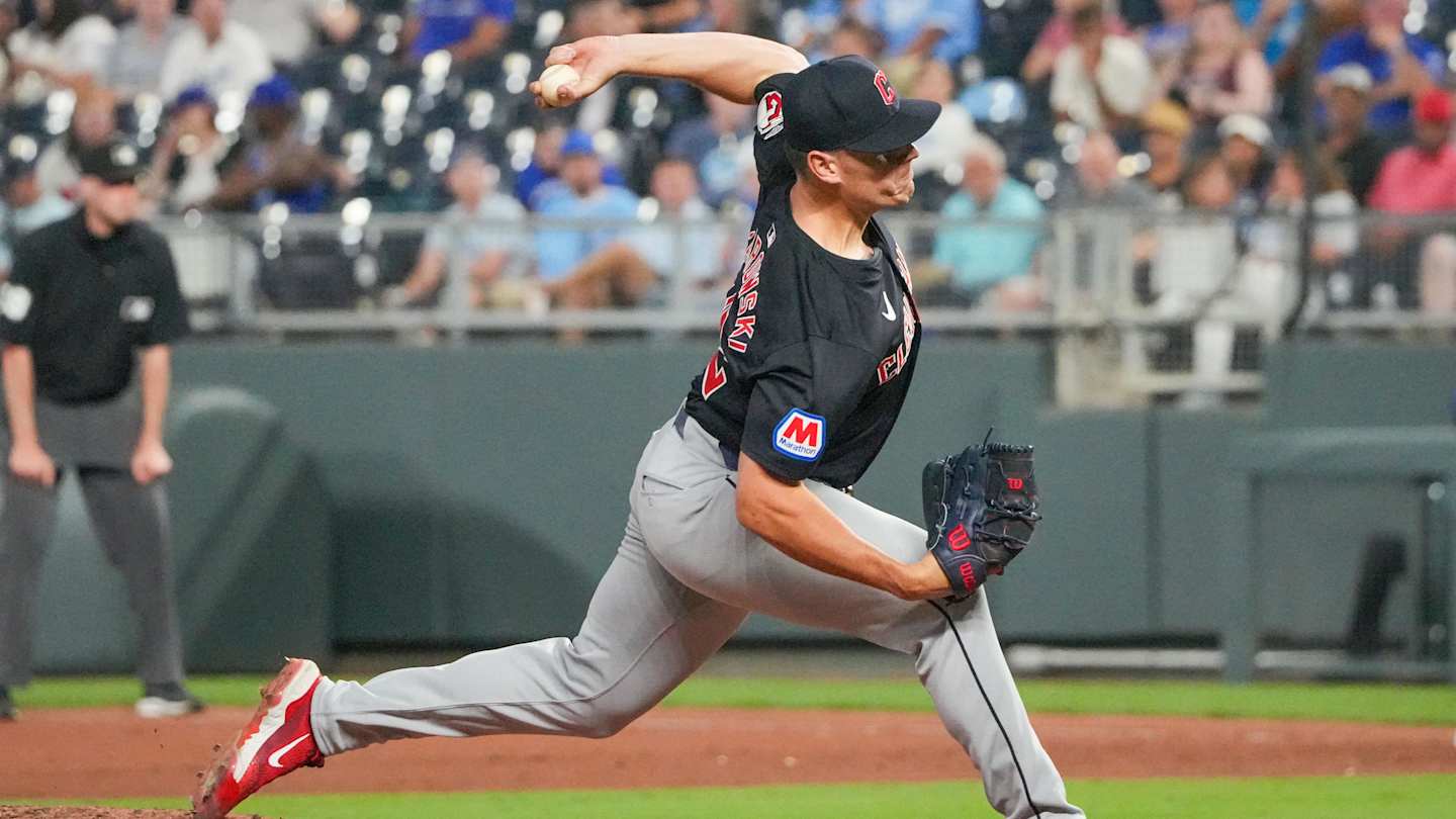 WATCH: Guardians Pitching Prospect Records First Major League Strikeout