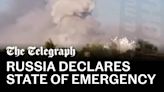 Watch: Ukraine hits Russian ammunition depot in Voronezh