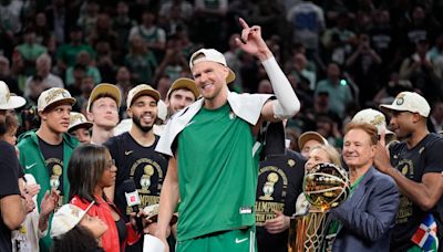 Celtics president Brad Stevens expects Kristaps Porziņģis to miss 'at least' start of next season with ankle injury suffered in Finals