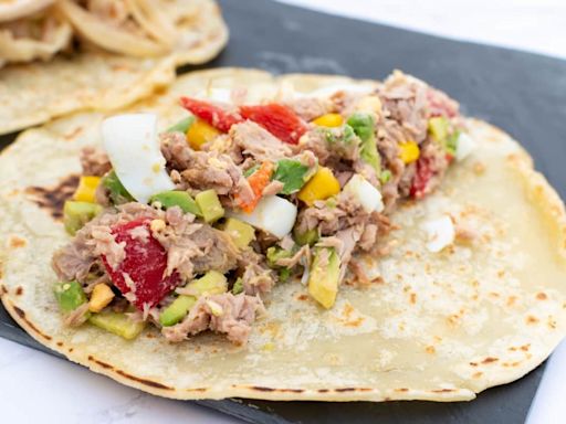 Receta de tacos de atún a la mexicana rápida y saludable