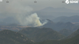 Crews battle brush fire in Lake Morena