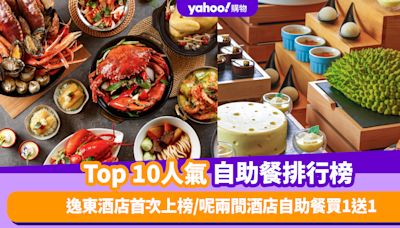 自助餐優惠｜香港必食自助餐排名TOP 10！逸東酒店自助餐首次上榜／呢兩間酒店自助餐買一送一（每月更新）