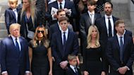 Donald Trump's 16-Year-Old Son Barron Towers Over Everyone At Ivana Trump's Funeral