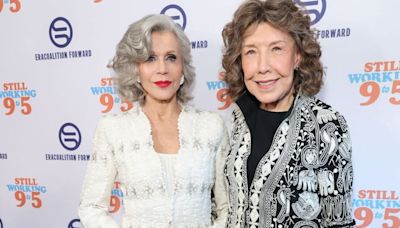 Jane Fonda ageing backwards as she leads Women's Equality event with famous pal