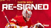 Flames Re-Sign Dustin Wolf | Calgary Flames