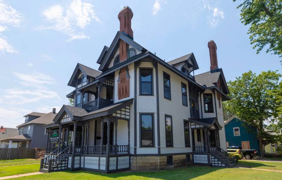 Crumbling Wichita mansion is finally refurbished, finds new life as sober living house