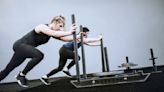 8-week sled push workout program for beginners getting HYROX race-ready