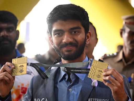 Chess Olympiad 2024: Gukesh, Praggnanandhaa, Vaishali and Srinath arrive in Chennai amid fanfare after gold medal win