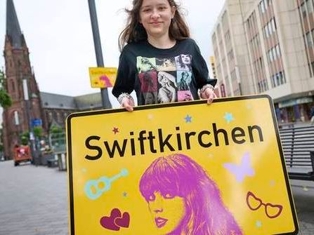 With Taylor Swift heading to Germany, one city has taken her name — at least for a few weeks