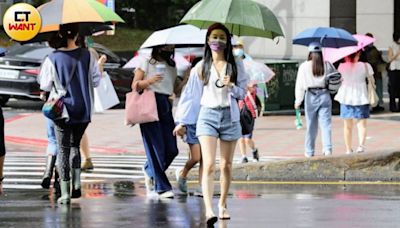 北北基等19縣市大雨特報 鄭明典曝「天女散花」示警：整區都不穩定