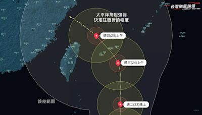 恐成「強颱」挾強風豪雨！最新路徑預測 暴風圈將壟罩北台灣