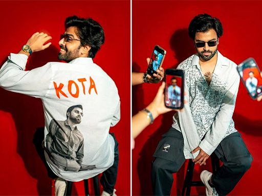 Jitendra Kumar sports a ‘Kota’ shirt from Kolkata label