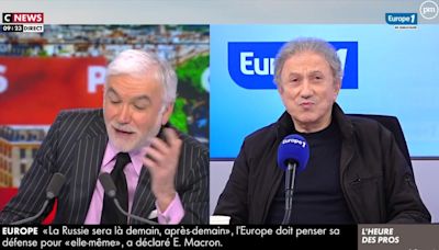 "Vous avez eu la peau de Thomas Isle !" : Pascal Praud surpris de voir Michel Drucker sur Europe 1