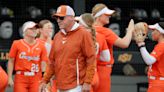 Texas softball coach Mike White shares his Longhorns' starting pitcher thoughts for Game 1