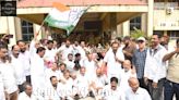 Mangaluru: Congress leaders protest against BJP MLA's remarks on Rahul Gandhi