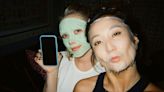 Florence Pugh Shares Sweet Instagram Photo of Bestie Sheet Mask Date with 'Special Lady' Ashley Park