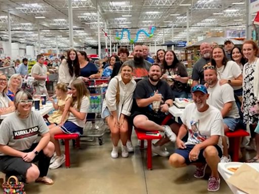 Wife throws husband a surprise birthday party at Costco, his favorite store