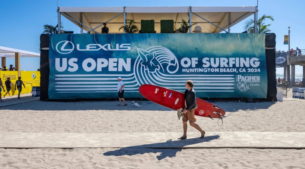 US Open of Surfing kicks off with longboarding, festival fun in the sun