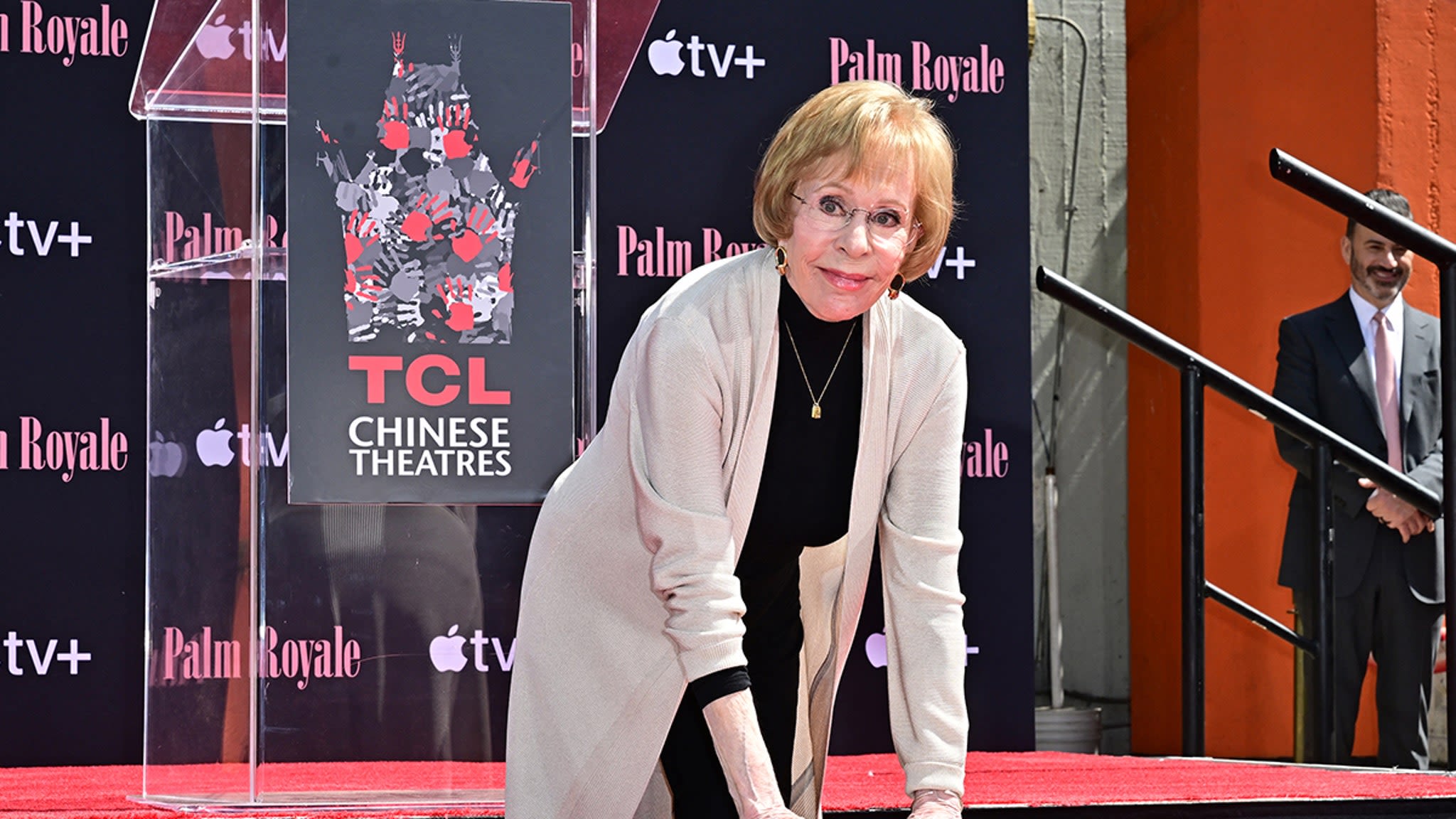 Carol Burnett Honored in Star-Studded Hollywood Handprint Ceremony