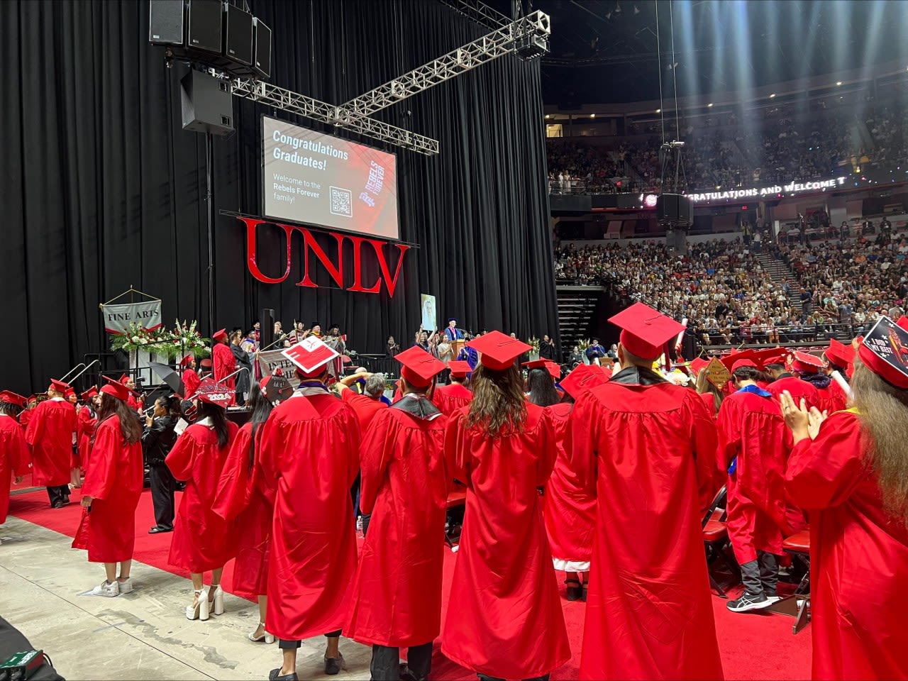 UNLV graduates walk the stage, reflect on their education