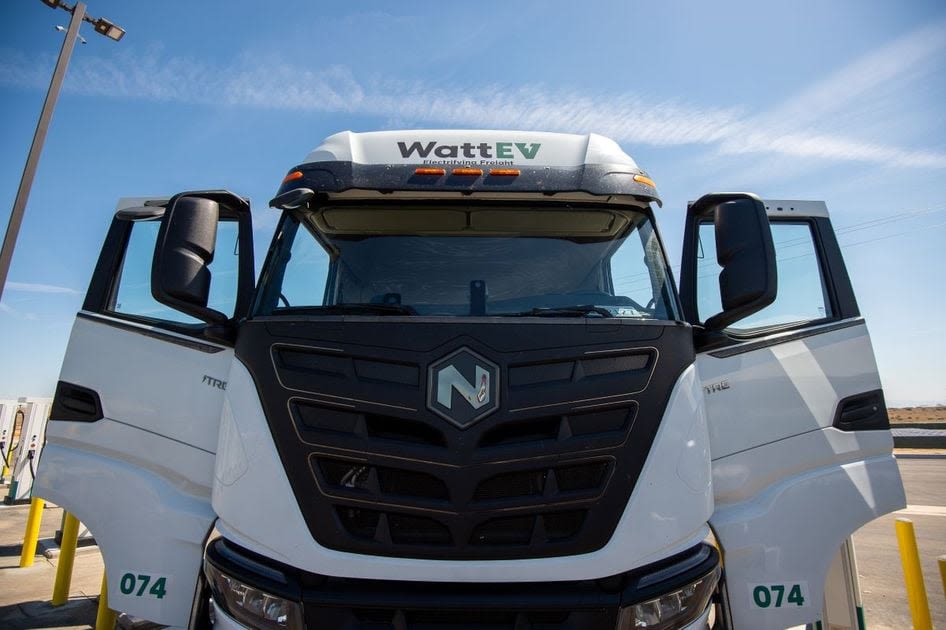 WattEV Opens World’s Largest Solar-Powered Truck Charging Depot