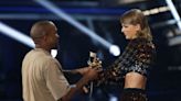 Kanye West interrupted her 15 years ago, now Taylor Swift stops rapper from 11th consecutive No. 1 album, by topping the charts