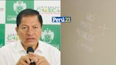 Amenazan de muerte alcalde de Lurigancho- Chosica: Delincuentes dejaron mensaje en el estadio Solís García