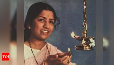 Celebrating the legacy of Lata Mangeshkar: A tribute on her birth anniversary - Times of India