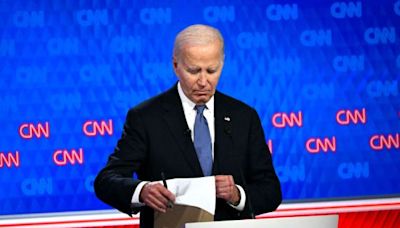 No, President Biden Didn’t Bring Pre-Written Notes to the Debate