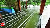 Musical fountain closed due to submerged bridge at Brindavan Gardens in KRS dam | Mysuru News - Times of India