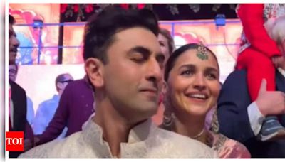 Alia Bhatt and Ranbir Kapoor grooving to dhol beats in this UNSEEN video is simply unmissable! - WATCH | - Times of India