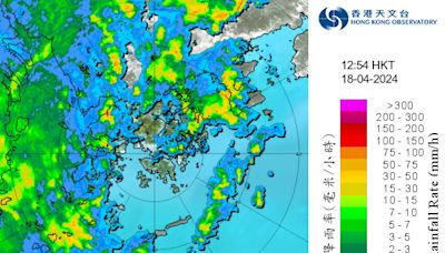 天文台發出今年首個黃色暴雨警告