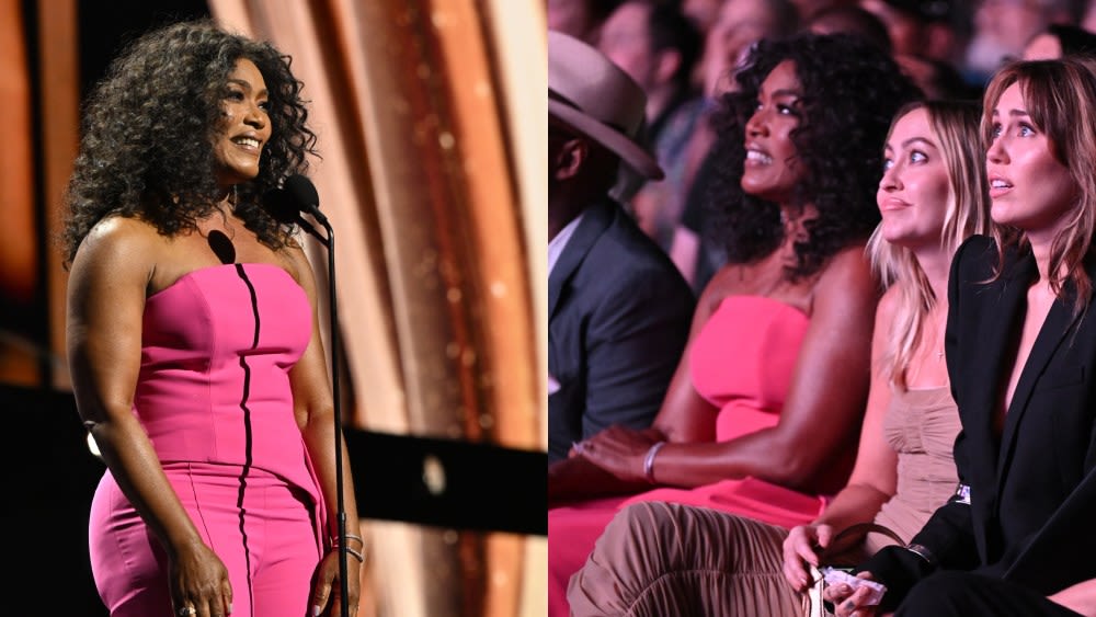 Angela Bassett Puts Regal Spin on Strapless Pink Top With Flowing Train for Disney Legends Awards at D23 Celebrations