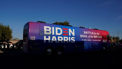 Closing arguments begin in civil trial over ‘Trump Train’ encounter with Biden-Harris bus in Texas