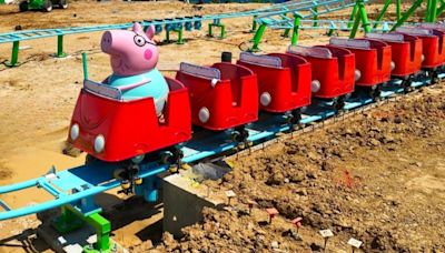 Preview the rides at the new Peppa Pig theme park in North Texas