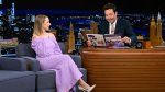 Kristen Bell Teases ‘Frozen 3’ in Whimsical Lilac Stine Goya Midi Dress