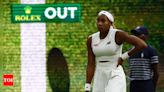 World No. 2 Coco Gauff crashes out of Wimbledon, Medvedev advances, Raducanu exits | Tennis News - Times of India