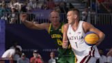 Miezis leads defending champion Latvia to 21-14 win over Lithuania in 3x3 basketball at Paris Games