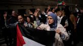 In Paris, students inspired by pro-Palestinian protests in the U.S. gather near Sorbonne university