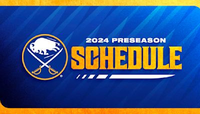 Sabres announce 2024-25 preseason schedule | Buffalo Sabres