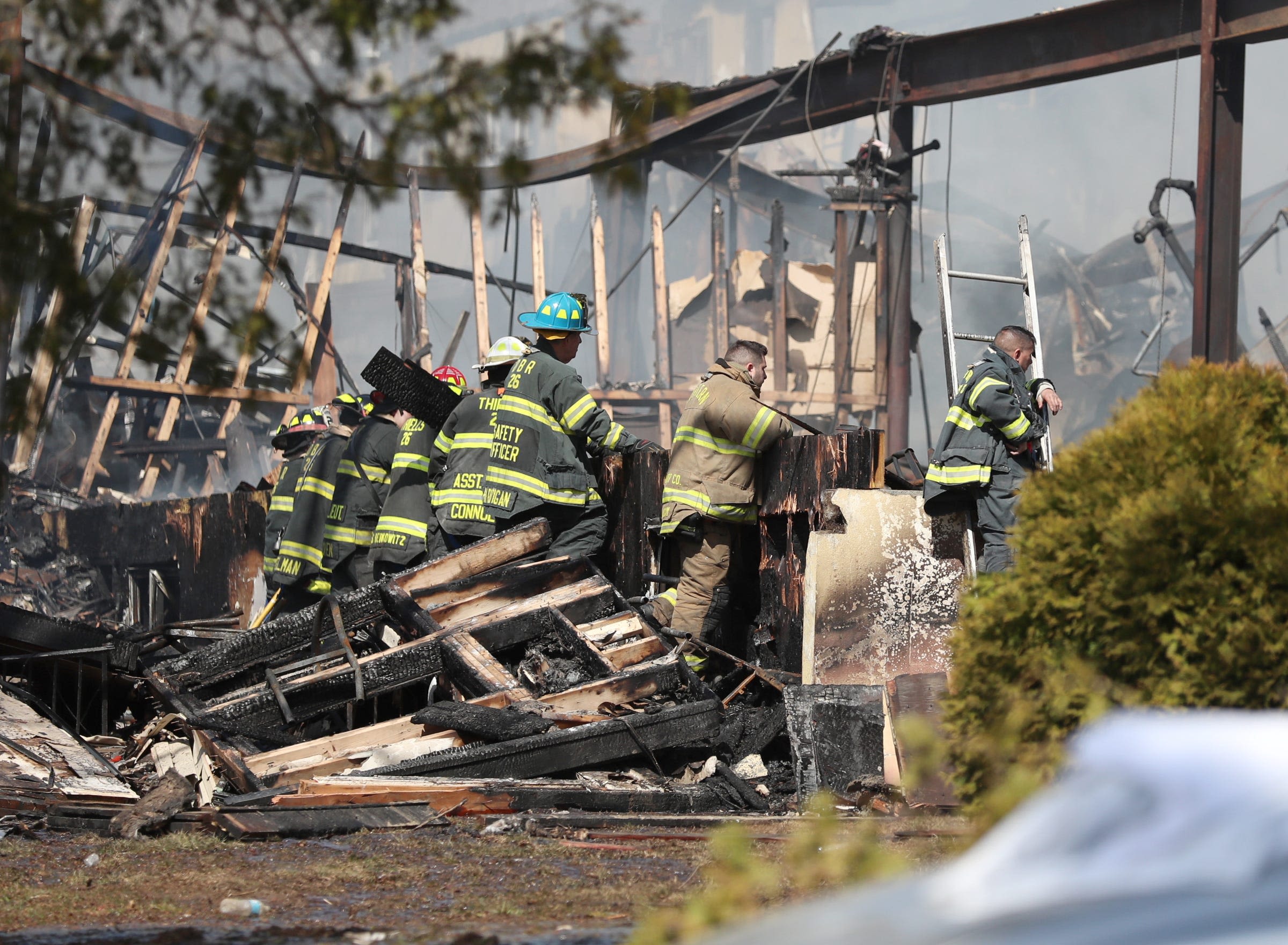 Squatters suspected of starting fire at Evergreen Court facility ruins in Spring Valley