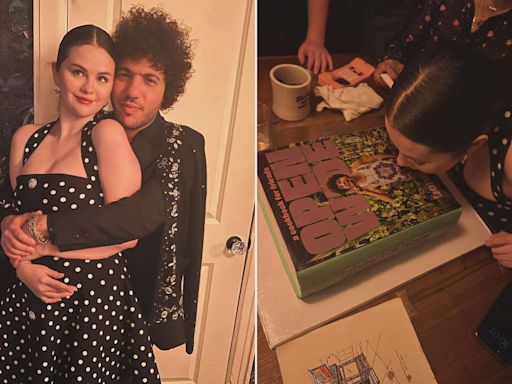 Selena Gomez Celebrates Boyfriend Benny Blanco and His New Cookbook with Cute Embrace: 'So Proud'