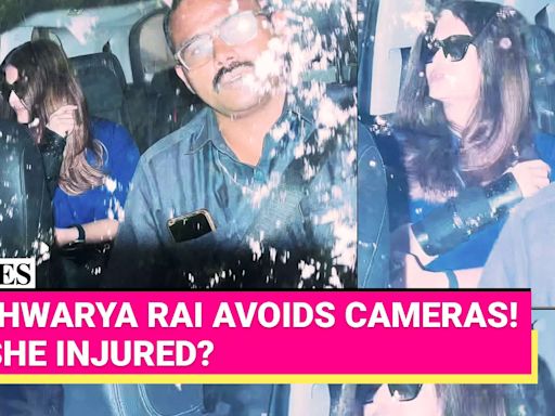 Aishwarya Rai Zooms Past Paparazzi in Mumbai! What Happened? | Etimes - Times of India Videos