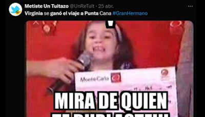 Gran Hermano: Virginia Demo ganó un viaje a Punta Cana y estallaron los memes de celebración