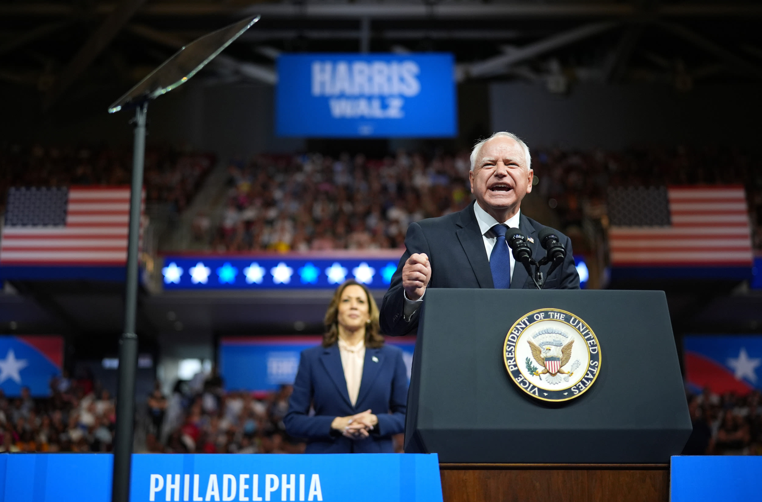 Mike Pence's ex-staffer backs Tim Walz